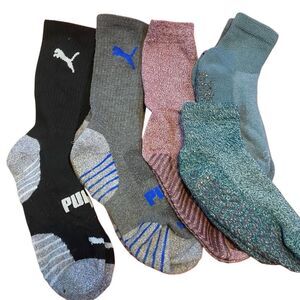 Puma set of 2 used kids socks and non slim 3 socks